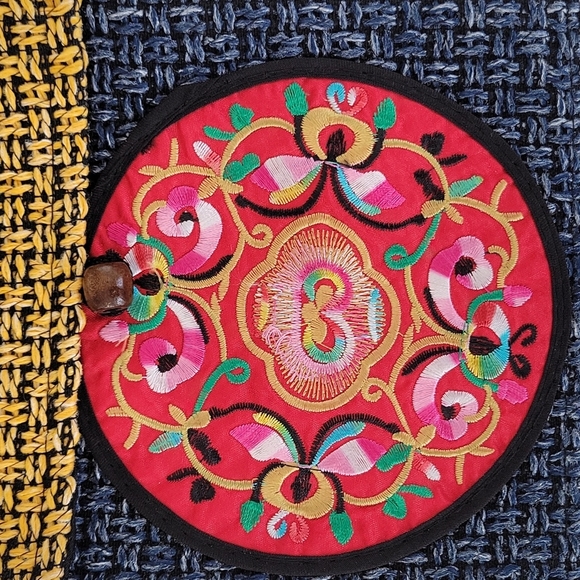 Classic Style Embroidery Small Shoulder Bag - Picture 3 of 5